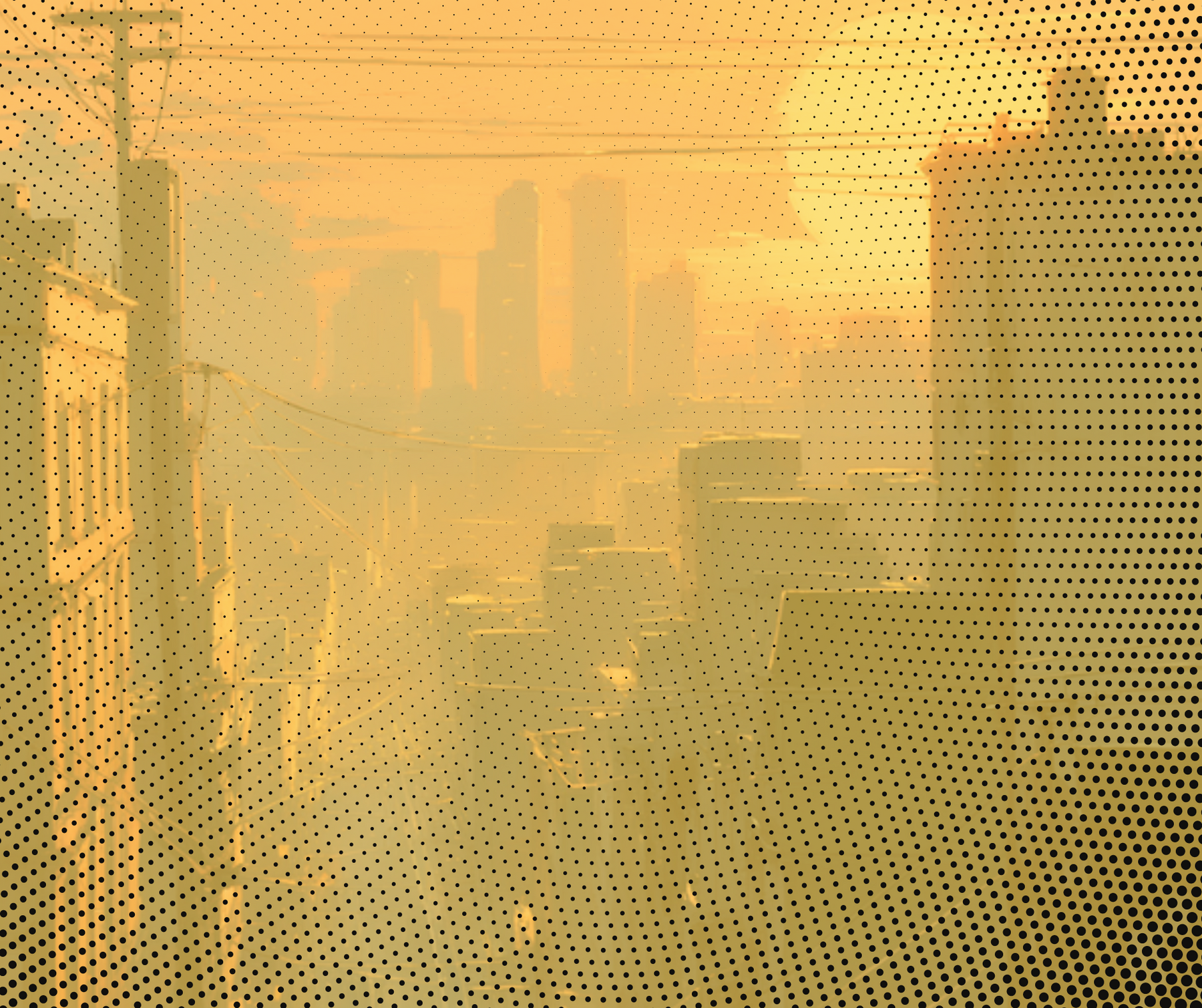 Dawn in the city
